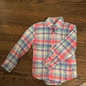 Plaid Kids Shirt - Multicolor